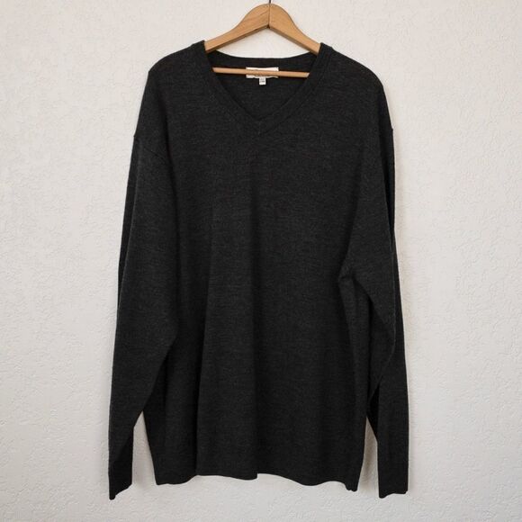 New‎ Turnbury Gray Wool Sweater Size 2XB - Picture 1 of 7